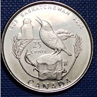 Канада 25 центов 2005 г. 100 лет провинции Саскачеван.