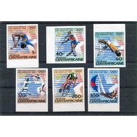 ЦАР. Летние олимпийские игры Лос-Анжелес 84. Беззубцовая серия