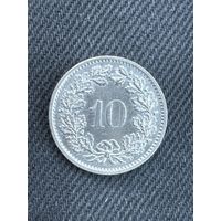 10 раппенов Швейцария 1979