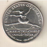 США квотер 2023 Выдающиеся Женщины Мария Толчиф двор D