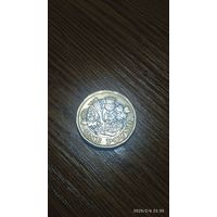 Великобритания 1 фунт 2017