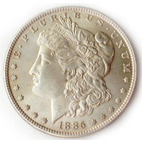 1 доллар 1885 UNC Супер! США. Доллар Моргана. Dollar Morgan
