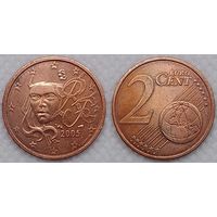 2 евроцента 2005 г Франция