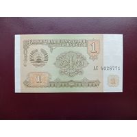 Таджикистан 1 рубль 1994 UNC