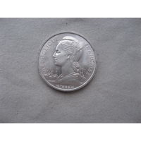 Реюньон 5 франков 1955 год Заморский департамент Франции (1945-1973)