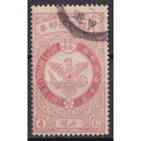 2.Kor. Корея. Императорская символика. 1903 г. 4Ch. Mi.#36.