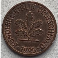 Германия 1 пфенниг 1995 г. G