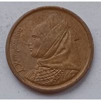 Греция 1 драхма 1988 год, AU