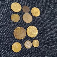 Монеты СССР ранние 10 шт немытые