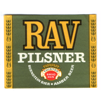 Этикетка пива RAV pilsner Германия П798