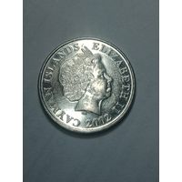 Каймановы острова 10 центов 2002 года .