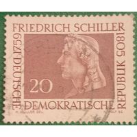 ГДР 1959. 200 летие со дня рождения Фридриха Шиллера