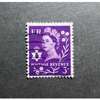 Марка Великобритания (Сев.Ирландия) 1958 год Королева