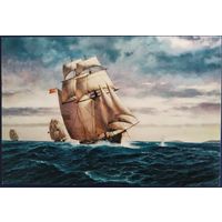 Морской бой. Augusto Ferrer-Dalmau. Латвия. 2016 г.