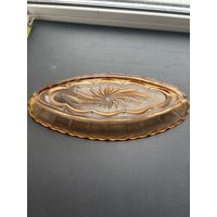 Селедочница Хрусталь стекло СССР