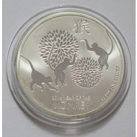 Ниуэ 2016 серебро (1 oz) "Лунар - Год обезьяны"