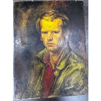 Цудик Н.М.  60*45 автопортрет оргалит  масло