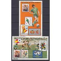 Спорт. Футбол. Боливия. 1985. 1 блок. Michel N бл124-125 (120,0 е)
