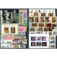 Марки разных стран - полные серии - 55+ марок, 2 блока, 1 лист - MNH. #O-W-130-D-1