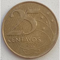 Бразилия 25 сентаво 2000 г.
