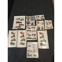 Переводные картинки (переснимки ) СССР, автомобили, корабли