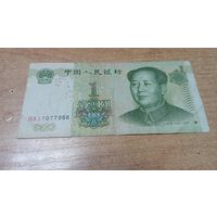 1 юань 1999 года Китая классный номер**17077966