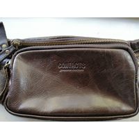 - СУМКА ПОЯСНАЯ CONTACTS Бренд Кожа Металлические молнии