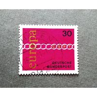 Марка Германия 1971 год Европа СЕРТ