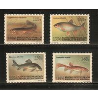 Киргизия-1994(Мих.44-47) , **  , Морская  Фауна , Рыбы (полная серия)