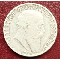Баден 2 марки 1904