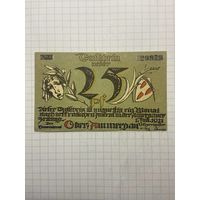 25 пфенингов (нотгельды) г. Германия.-1412