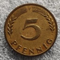 Германия 5 пфеннигов 1950 г.