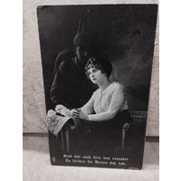 Фото ПМВ Боец в пикельхельме .Оригинал.