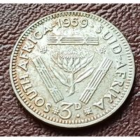 ЮАР 3 пенса, 1959    KG      ( 1-1-5 )