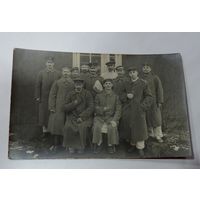 Фото немецких солдат. Госпиталь. Германия. 1-я мировая война. Размер 8.7-14 см.