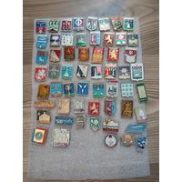 Значки Города на выбор (распродажа коллекции)