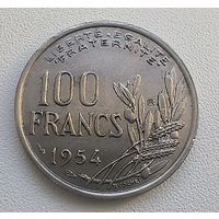 Франция 100 Франков, 1954  "В". 5-4-10
