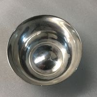 Тарелочка тяжелая клеймо  серебрение номерная   к1