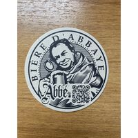 Подставка под пиво "Abbe" /Россия/ No 1