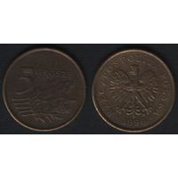 Польша y278 5 грош 1998 год (mw) (_5