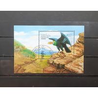 Лаос. 1994 год. Фауна. Птицы (блок) (2513)