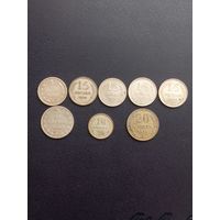 Советское серебро( биллон) 8 монет.