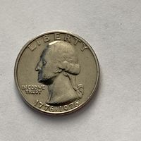 25 центов 1976 1776 200 лет независимости Барабанщик без обозначения монетного двора