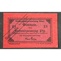 1919 год Германия 25 пфеннигов