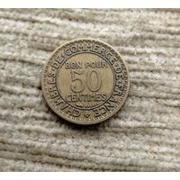 Werty71 Франция 50 сантимов 1923 Меркурий