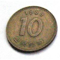 Южная Корея, 10 вон 1989
