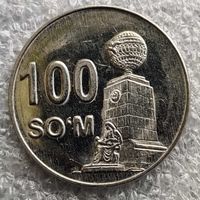 Узбекистан 100 сумов  2018 г.  (3)
