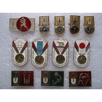 Олимпиада, Универсиада, цена за 1 шт., на выбор.