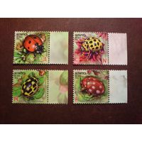 Беларусь 2015 г.Фауна Беларуси. Насекомые - Божьи коровки./п/