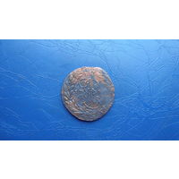 2 копейки 1765 ем перечекан                                                                                                              (4926)